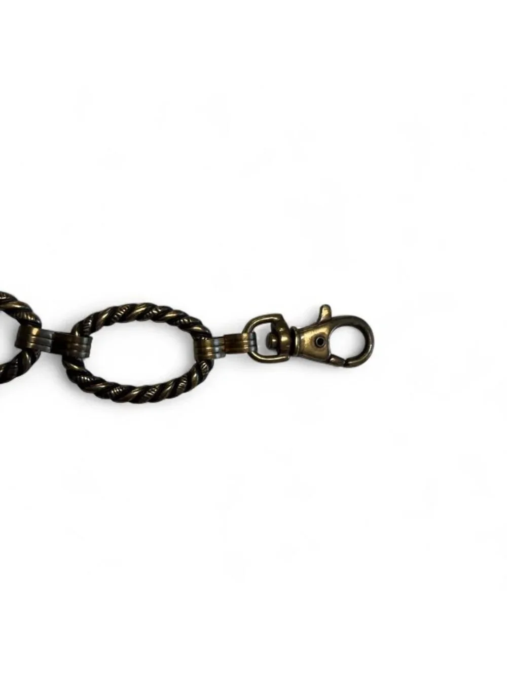 Vintage Y2K Bronze Chain Statement Belt Women's One Size Festival Concert Retro